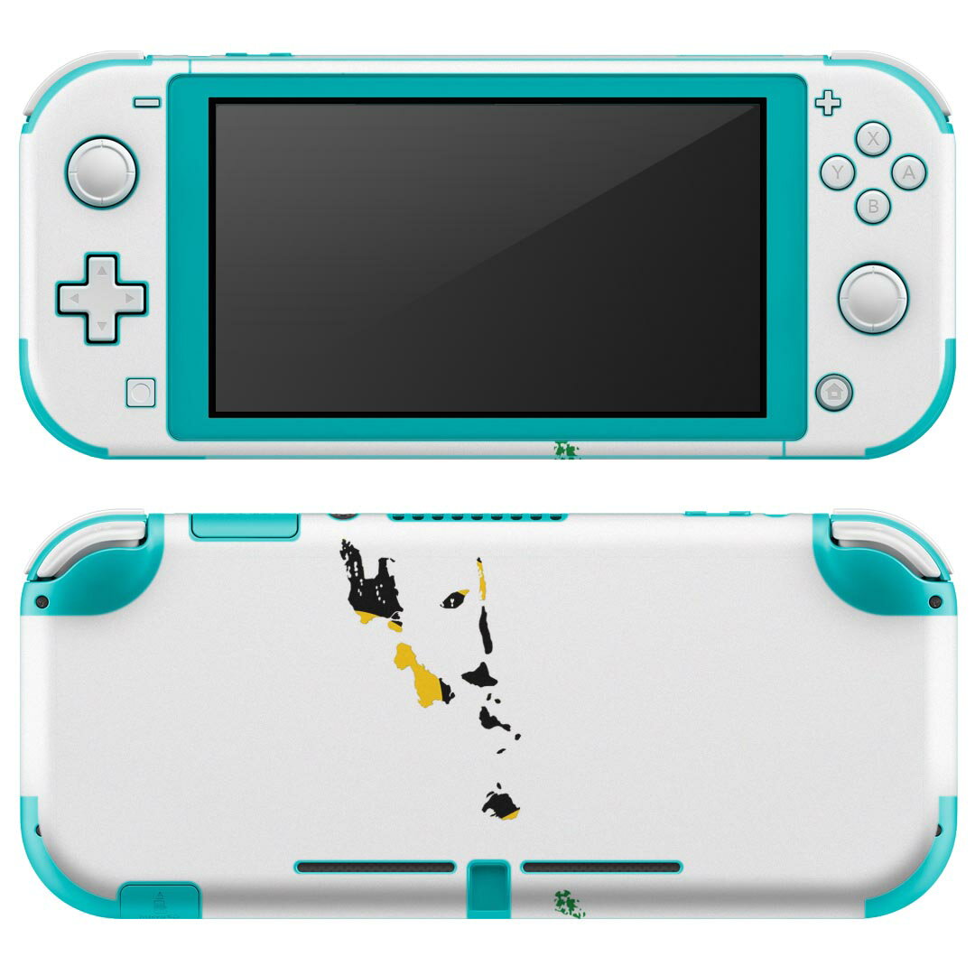 igsticker Nintendo Switch Lite 専用 デザインスキンシール 全面 ニンテンドー スイッチ ライト 専用 ゲーム機 カバー アクセサリー フィルム ステッカー エアフリー 018981 国旗 vanuatu バヌアツ