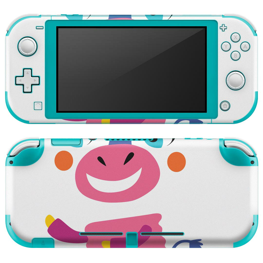 製品名 Nintendo Switch Lite専用 デザインスキンシール セット内容 Nintendo Switch Lite本体用スキンシール（裏表）各1枚 ※液晶側シールは2パーツに分かれていますニンテンドースイッチライト専用です。据え置き機のSwitch本体やJoyコンには対応していません。 商品特徴 3M社製の再剥離性シートを素材に採用し、細かな位置調整がしやすく貼り直しが容易です。また、エアフリーでもありますので気泡が簡単に逃げるので、キレイに貼ることができます。専用の業務プリンターを使い、商品画像と遜色のない美しい印刷仕上がり。 注意事項 画像はサンプルですので、ご覧の環境によっては多少色味に違いを感じる場合がございます。 イメージと違った、モニターと色味が異なるという理由での交換や返金はご対応出来かねます。スキンシールのみの販売で、ニンテンドースイッチ本体などは付属しません。シワができた場合、ドライヤーなどで軽く温め、外側に向けてシワを伸ばすように貼ってください。初回貼付時の位置調整や貼り直しは可能ですが、しっかりと押し付けて接着させた後の再剥離、再利用は保証しておりません。また接着部に油分や汚れが付着しますと角の部分は剥がれやすくなりますので、貼付時はあまり触れないようにご注意ください。無地のセミグロスシートにデザインをプリントした商品で、デコなどの加工はございません。 凹凸や光沢があるように見えたり布地や金属を素材にしたように見える商品もありますが、デザインの図版によるものです。印刷時に微妙な画像のズレが生じる場合がございます。ご注文後に1点1点制作する受注生産品の為、不良品以外のご返品や交換は固くお断りします。 商品発送 完全受注生産のハンドメイド商品となりますので、既製品と比べて発送までお時間を頂いています。 基本的に決済確認後2?3営業日、最大で10営業日での発送となります。繁忙期や休業日明けの場合はさらに時間がかかる場合があります。 その際には別途メールにてご連絡致します。メール便の場合、発送日から到着までに2?4日ほどかかる場合が多く、紛失などの保障もご対応できかねます。あらかじめご了承下さい。