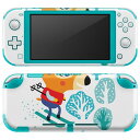 igsticker Nintendo Switch Lite 専用 デザインスキンシール 全面 ニンテンドー スイッチ ライト 専用 ゲーム機 カバー アクセサリー フィルム ステッカー エアフリー 019042 イラスト アニマル キッズ