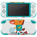 igsticker Nintendo Switch Lite 専用 デザインスキンシール 全面 ニンテンドー スイッチ ライト 専用 ゲーム機 カバー アクセサリー フィルム ステッカー エアフリー 019045 イラスト アニマル キッズ(2)