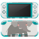igsticker Nintendo Switch Lite 専用 デザインスキンシール 全面 ニンテンドー スイッチ ライト 専用 ゲーム機 カバー アクセサリー フィルム ステッカー エアフリー 019106 イラスト アニマル キッズ(2)