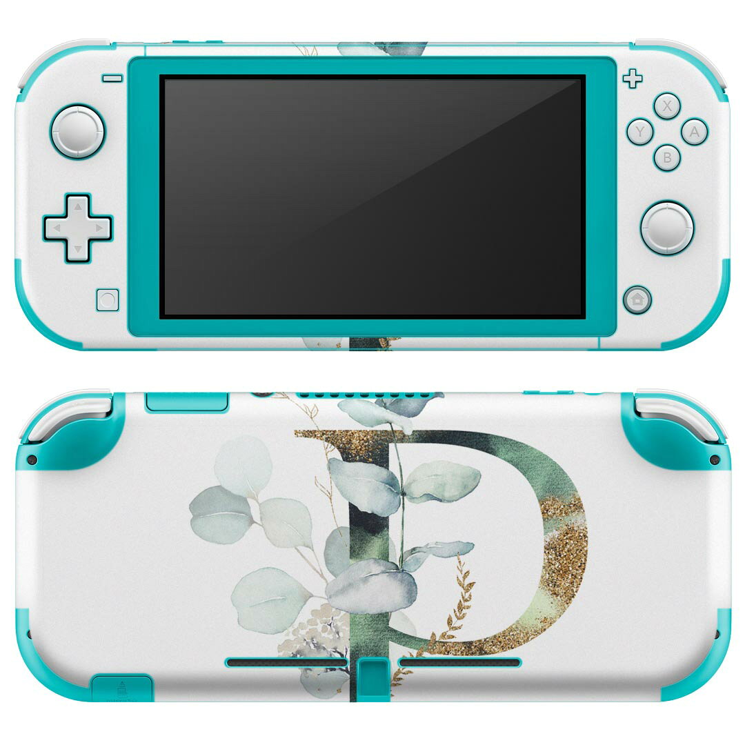 igsticker Nintendo Switch Lite 専用 デザインスキンシール 全面 ニンテンドー スイッチ ライト 専用 ゲーム機 カバー アクセサリー フィルム ステッカー エアフリー 019133 フォント 文字 p アルファベット
