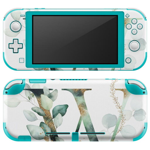 igsticker Nintendo Switch Lite 専用 デザインスキンシール 全面 ニンテンドー スイッチ ライト 専用 ゲーム機 カバー アクセサリー フィルム ステッカー エアフリー 019140 フォント 文字 w アルファベット
