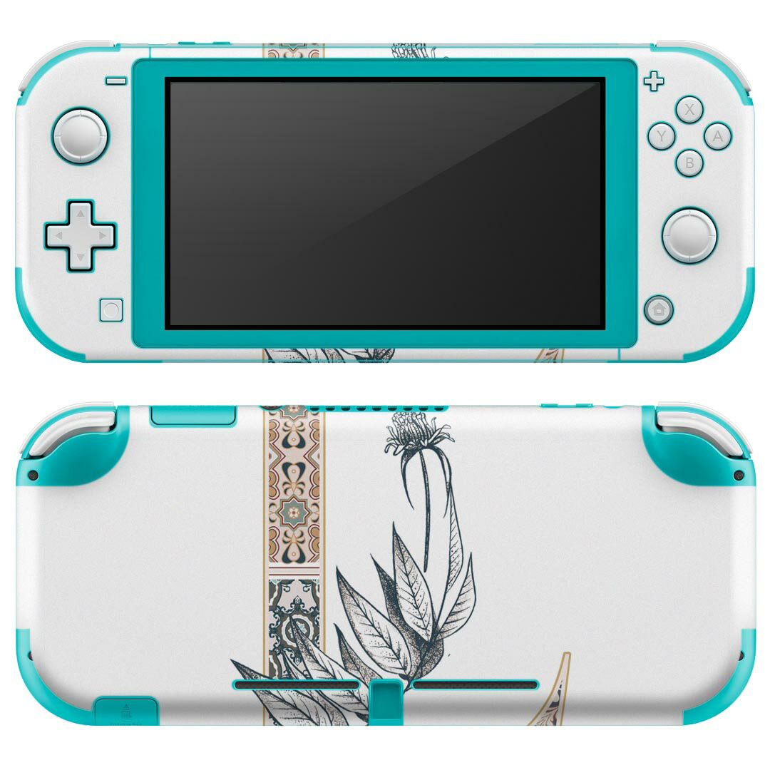 igsticker Nintendo Switch Lite 専用 デザインスキンシール 全面 ニンテンドー スイッチ ライト 専用 ゲーム機 カバー アクセサリー フィルム ステッカー エアフリー 019156 フォント 文字 l アルファベット