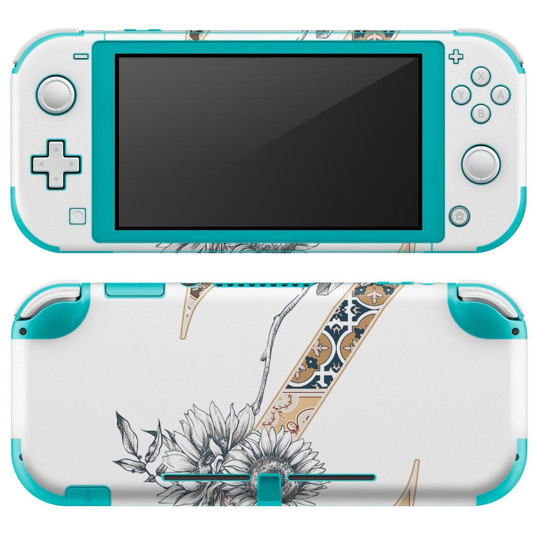 igsticker Nintendo Switch Lite 専用 デザインスキンシール 全面 ニンテンドー スイッチ ライト 専用 ゲーム機 カバー アクセサリー フィルム ステッカー エアフリー 019170 フォント 文字 z アルファベット