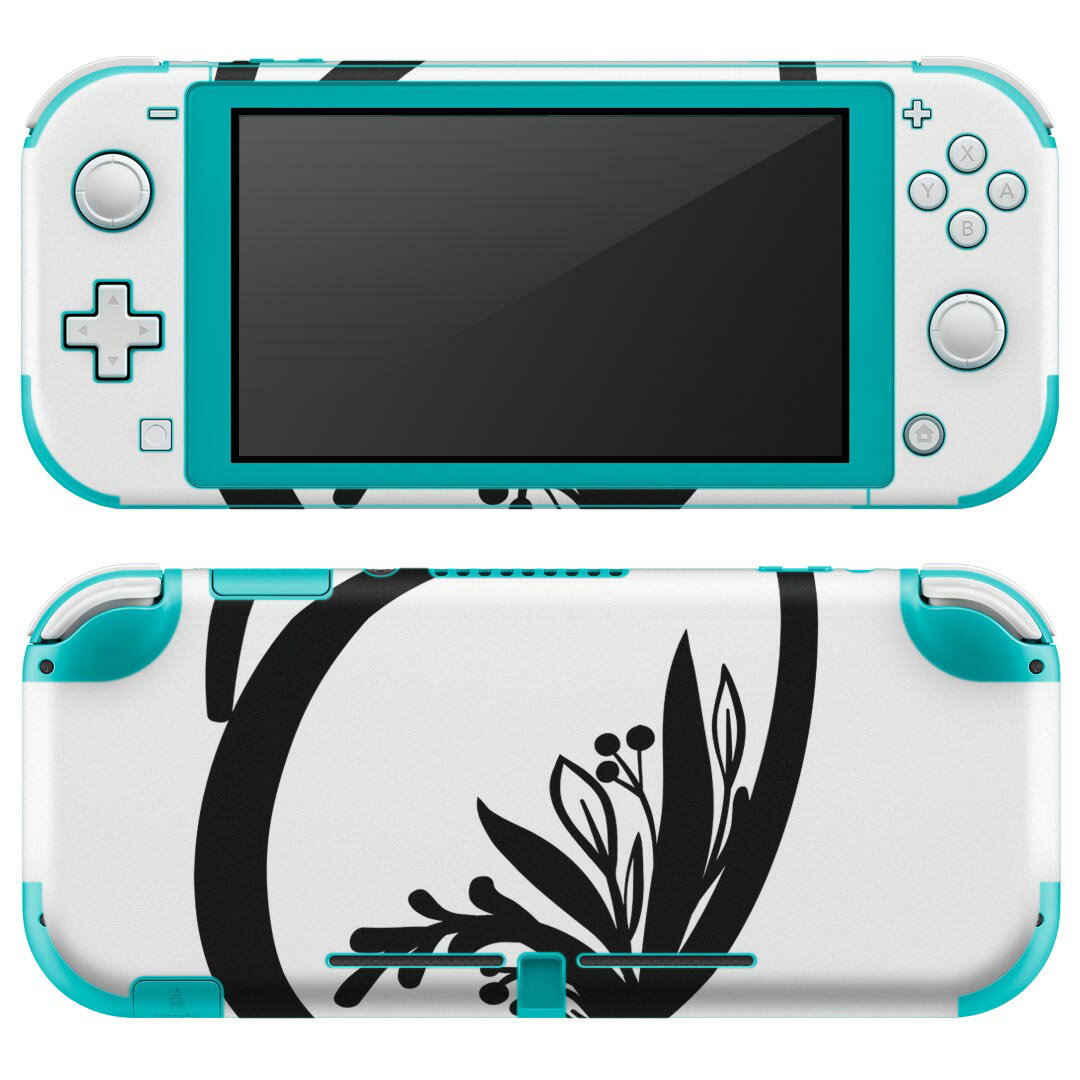 igsticker Nintendo Switch Lite 専用 デザインスキンシール 全面 ニンテンドー スイッチ ライト 専用 ゲーム機 カバー アクセサリー フィルム ステッカー エアフリー 019233 フォント 文字 q アルファベット
