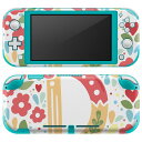 igsticker Nintendo Switch Lite 専用 デザインスキンシール 全面 ニンテンドー スイッチ ライト 専用 ゲーム機 カバー アクセサリー フィルム ステッカー エアフリー 019273 フォント 文字 d アルファベット