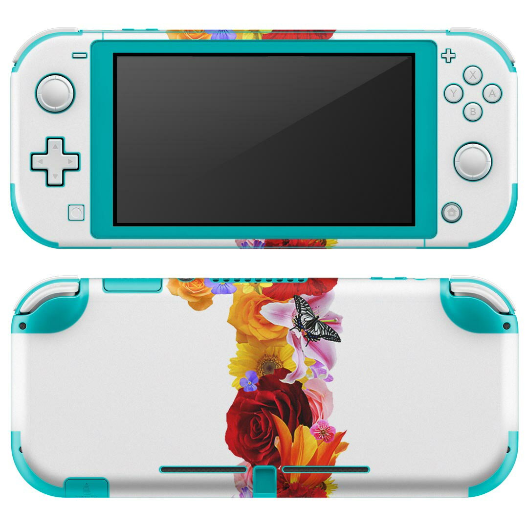 igsticker Nintendo Switch Lite 専用 デザインスキンシール 全面 ニンテンドー スイッチ ライト 専用 ゲーム機 カバー アクセサリー フィルム ステッカー エアフリー 019297 フォント 文字 1