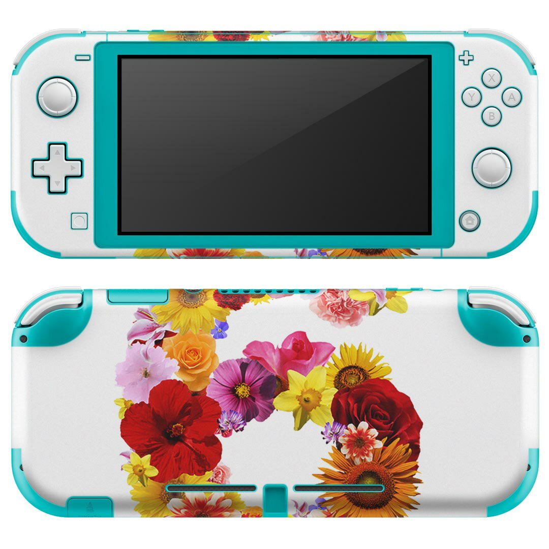 igsticker Nintendo Switch Lite 専用 デザインスキンシール 全面 ニンテンドー スイッチ ライト 専用 ゲーム機 カバー アクセサリー フィルム ステッカー エアフリー 019302 フォント 文字 6