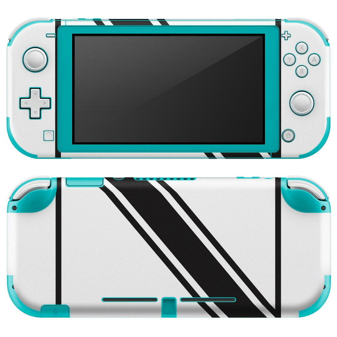 igsticker Nintendo Switch Lite 専用 デザインスキンシール 全面 ニンテンドー スイッチ ライト 専用 ゲーム機 カバー アクセサリー フィルム ステッカー エアフリー 019355 フォント 文字 n アルファベット