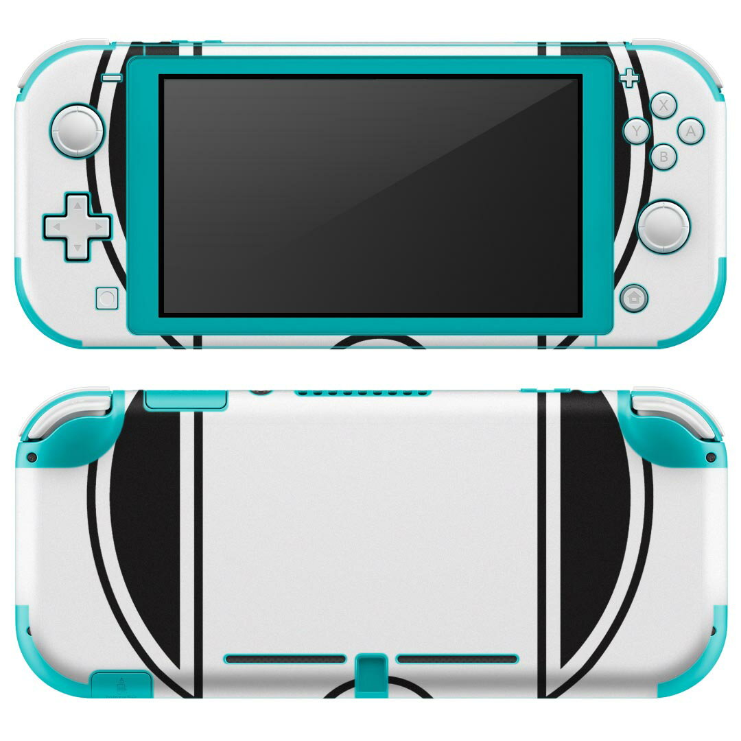 igsticker Nintendo Switch Lite 専用 デザインスキンシール 全面 ニンテンドー スイッチ ライト 専用 ゲーム機 カバー アクセサリー フィルム ステッカー エアフリー 019358 フォント 文字 q アルファベット