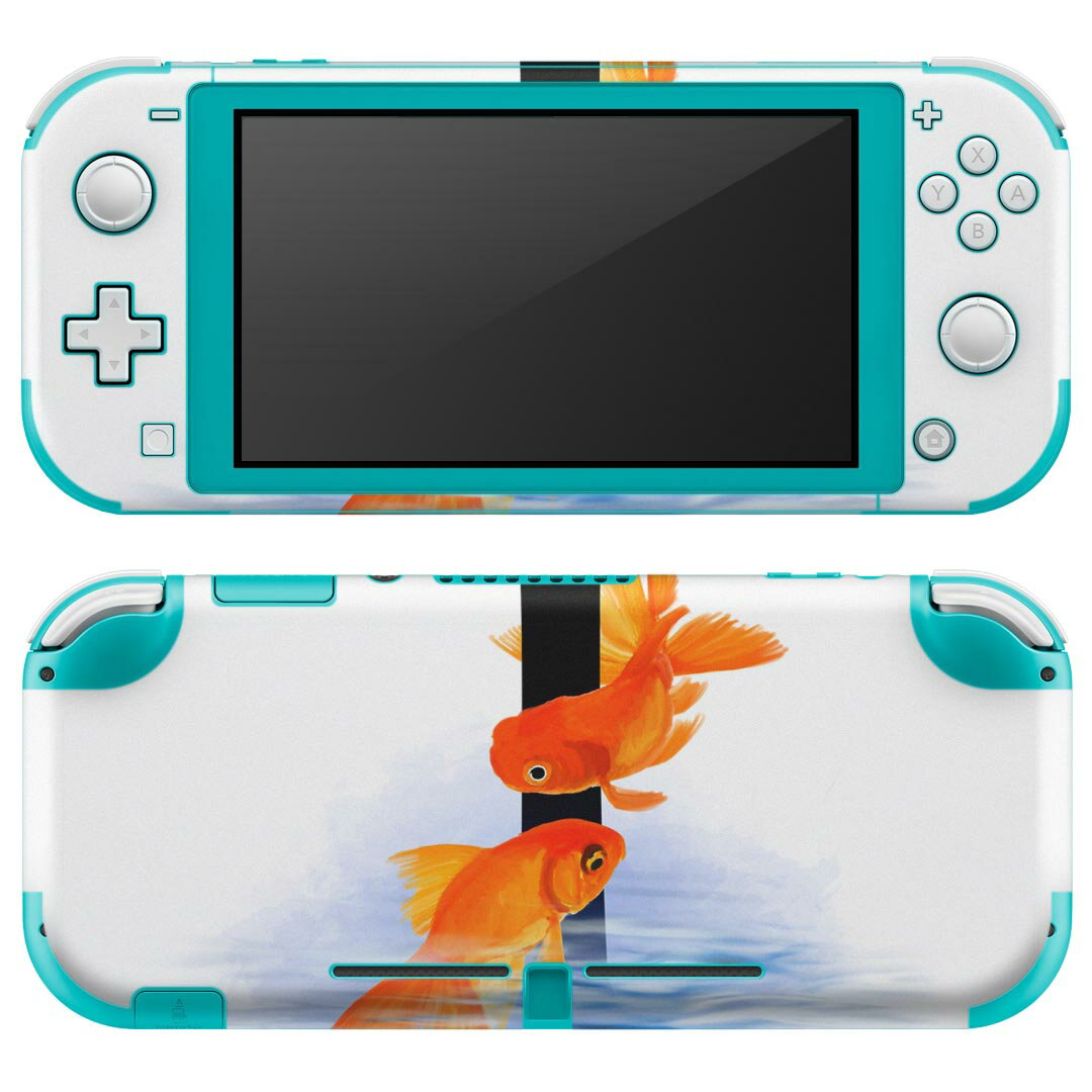 igsticker Nintendo Switch Lite 専用 デザインスキンシール 全面 ニンテンドー スイッチ ライト 専用 ゲーム機 カバー アクセサリー フィルム ステッカー エアフリー 019451 フォント 文字 i アルファベット