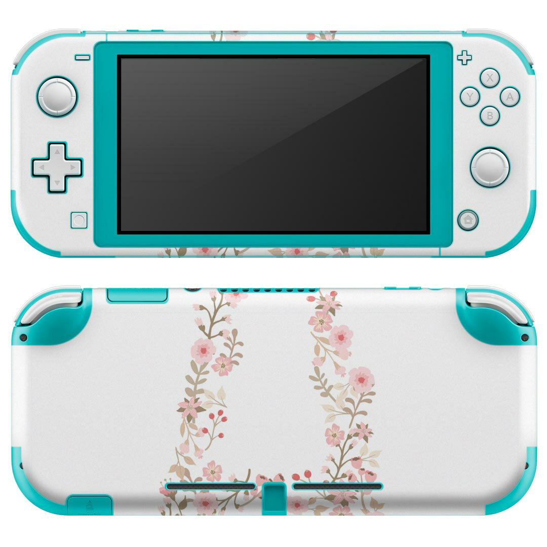 igsticker Nintendo Switch Lite 専用 デザインスキンシール 全面 ニンテンドー スイッチ ライト 専用 ゲーム機 カバー アクセサリー フィルム ステッカー エアフリー 019569 フォント 文字 a アルファベット
