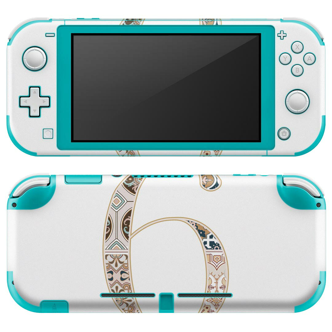 igsticker Nintendo Switch Lite 専用 デザインスキンシール 全面 ニンテンドー スイッチ ライト 専用 ゲーム機 カバー アクセサリー フィルム ステッカー エアフリー 019601 フォント 文字 6