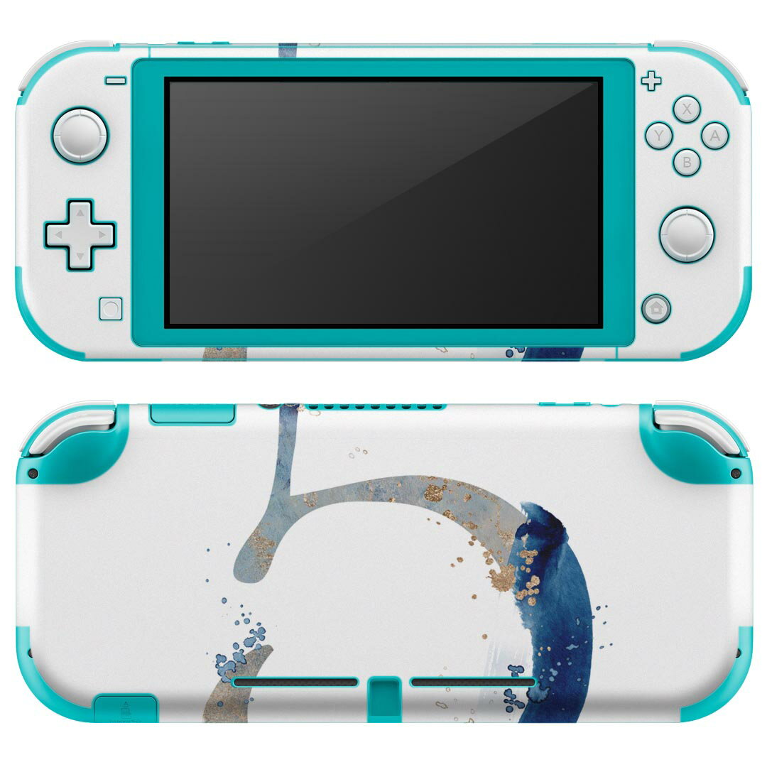 igsticker Nintendo Switch Lite 専用 デザインスキンシール 全面 ニンテンドー スイッチ ライト 専用 ゲーム機 カバー アクセサリー フィルム ステッカー エアフリー 019611 フォント 文字 5