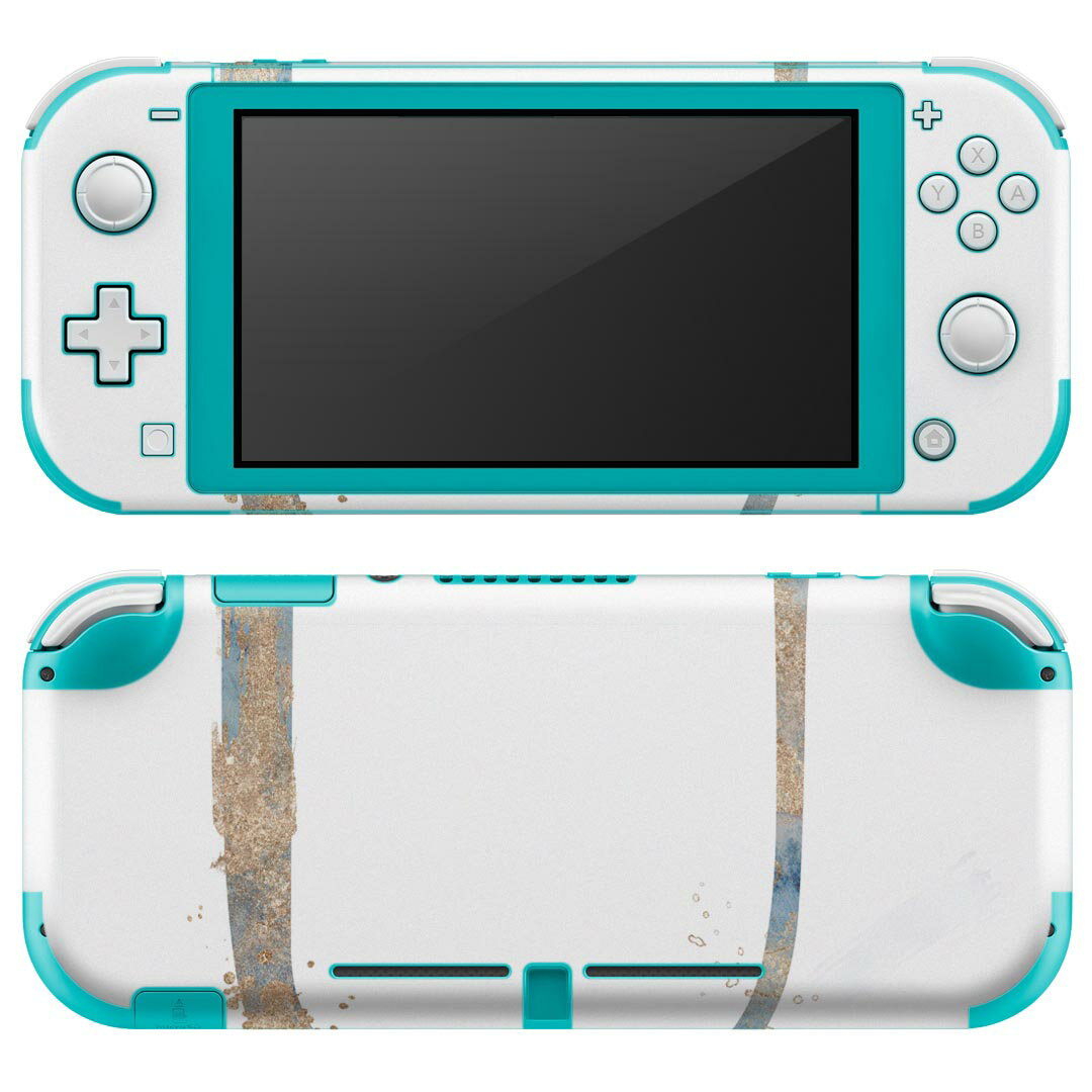 igsticker Nintendo Switch Lite 専用 デザインスキンシール 全面 ニンテンドー スイッチ ライト 専用 ゲーム機 カバー アクセサリー フィルム ステッカー エアフリー 019636 フォント 文字 u アルファベット