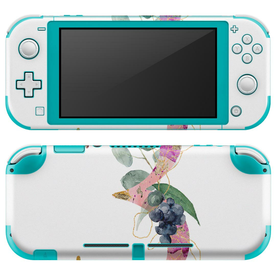 igsticker Nintendo Switch Lite 専用 デザインスキンシール 全面 ニンテンドー スイッチ ライト 専用 ゲーム機 カバー アクセサリー フィルム ステッカー エアフリー 019682 フォント 文字 3