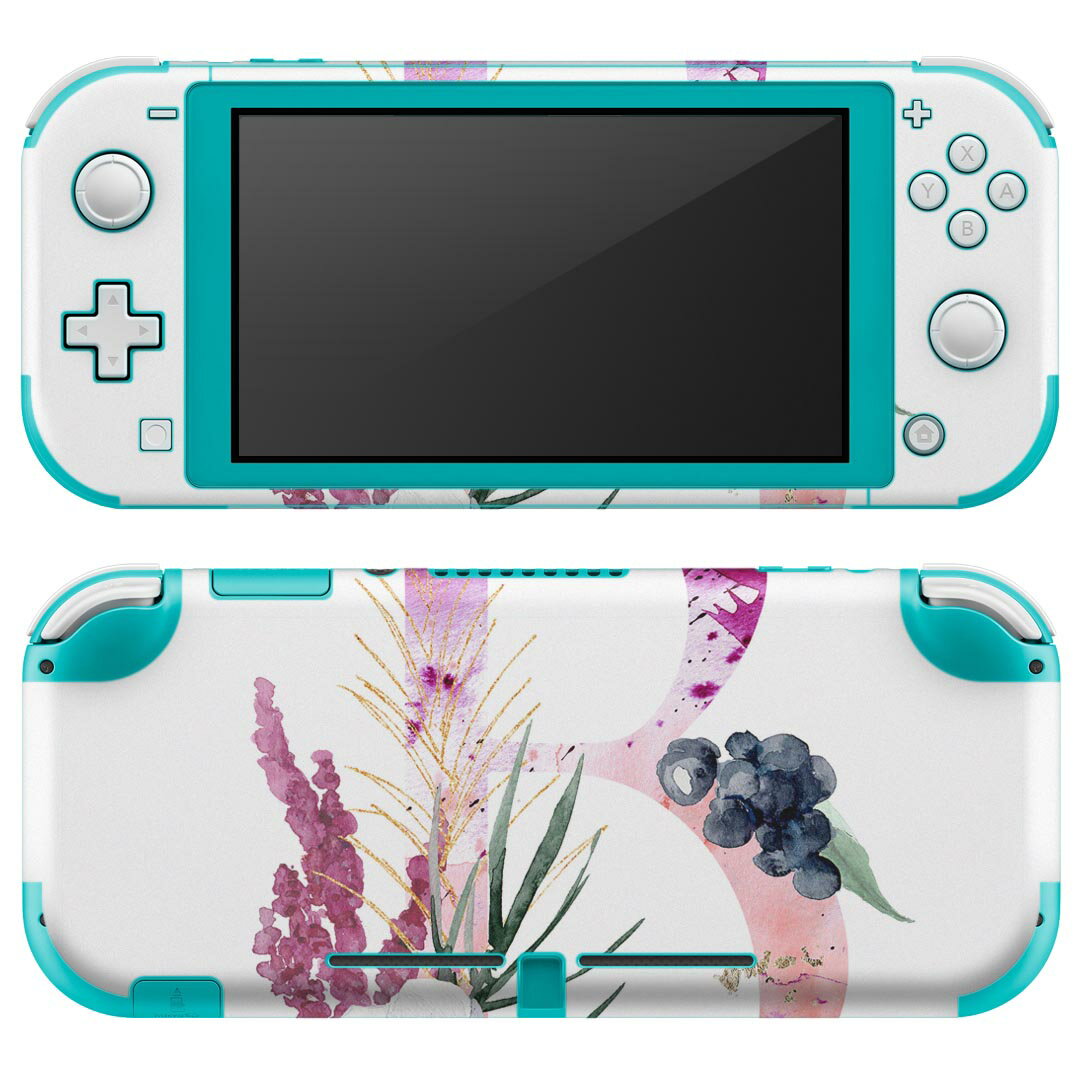 igsticker Nintendo Switch Lite 専用 デザインスキンシール 全面 ニンテンドー スイッチ ライト 専用 ゲーム機 カバー アクセサリー フィルム ステッカー エアフリー 019690 フォント 文字 b アルファベット
