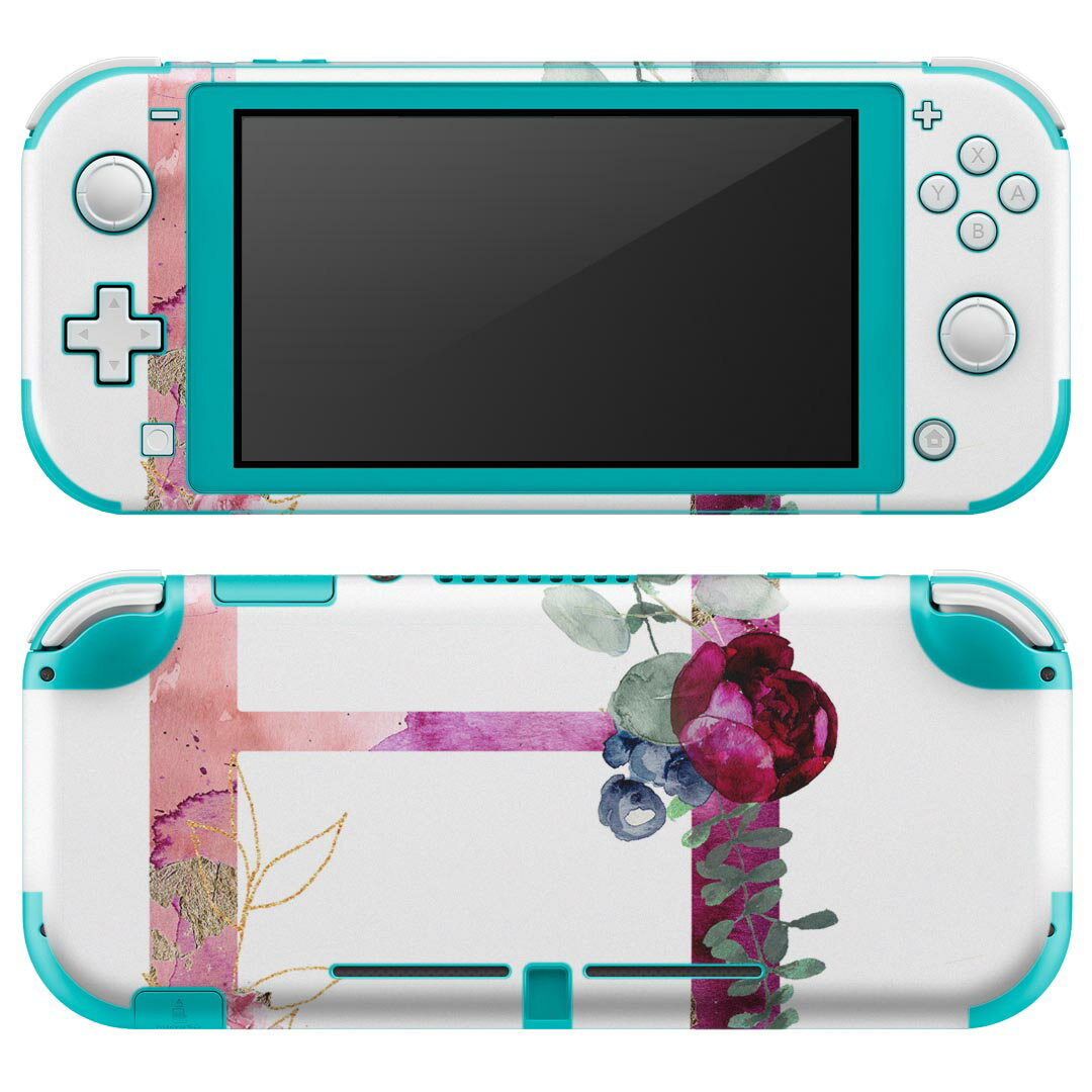 製品名 Nintendo Switch Lite専用 デザインスキンシール セット内容 Nintendo Switch Lite本体用スキンシール（裏表）各1枚 ※液晶側シールは2パーツに分かれていますニンテンドースイッチライト専用です。据え置き機のSwitch本体やJoyコンには対応していません。 商品特徴 3M社製の再剥離性シートを素材に採用し、細かな位置調整がしやすく貼り直しが容易です。また、エアフリーでもありますので気泡が簡単に逃げるので、キレイに貼ることができます。専用の業務プリンターを使い、商品画像と遜色のない美しい印刷仕上がり。 注意事項 画像はサンプルですので、ご覧の環境によっては多少色味に違いを感じる場合がございます。 イメージと違った、モニターと色味が異なるという理由での交換や返金はご対応出来かねます。スキンシールのみの販売で、ニンテンドースイッチ本体などは付属しません。シワができた場合、ドライヤーなどで軽く温め、外側に向けてシワを伸ばすように貼ってください。初回貼付時の位置調整や貼り直しは可能ですが、しっかりと押し付けて接着させた後の再剥離、再利用は保証しておりません。また接着部に油分や汚れが付着しますと角の部分は剥がれやすくなりますので、貼付時はあまり触れないようにご注意ください。無地のセミグロスシートにデザインをプリントした商品で、デコなどの加工はございません。 凹凸や光沢があるように見えたり布地や金属を素材にしたように見える商品もありますが、デザインの図版によるものです。印刷時に微妙な画像のズレが生じる場合がございます。ご注文後に1点1点制作する受注生産品の為、不良品以外のご返品や交換は固くお断りします。 商品発送 完全受注生産のハンドメイド商品となりますので、既製品と比べて発送までお時間を頂いています。 基本的に決済確認後2?3営業日、最大で10営業日での発送となります。繁忙期や休業日明けの場合はさらに時間がかかる場合があります。 その際には別途メールにてご連絡致します。メール便の場合、発送日から到着までに2?4日ほどかかる場合が多く、紛失などの保障もご対応できかねます。あらかじめご了承下さい。