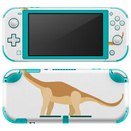 igsticker Nintendo Switch Lite 専用 デザインスキンシール 全面 ニンテンドー スイッチ ライト 専用 ゲーム機 カバー アクセサリー フィルム ステッカー エアフリー 019789 恐竜 恐竜 europasosaurus エウロパサウルス