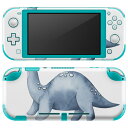 igsticker Nintendo Switch Lite 専用 デザインスキンシール 全面 ニンテンドー スイッチ ライト 専用 ゲーム機 カバー アクセサリー フィルム ステッカー エアフリー 019838 恐竜 宇宙 恐竜 dinosaur(2)