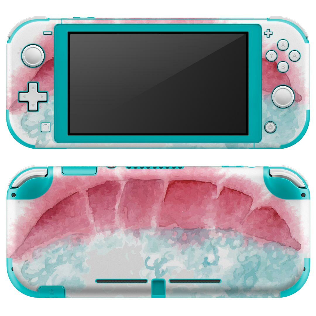 igsticker Nintendo Switch Lite 専用 デザインスキンシール 全面 ニンテンドー スイッチ ライト 専用 ゲーム機 カバー アクセサリー フィルム ステッカー エアフリー 019851 寿司 お寿司 Sushi