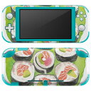igsticker Nintendo Switch Lite 専用 デザインスキンシール 全面 ニンテンドー スイッチ ライト 専用 ゲーム機 カバー アクセサリー フィルム ステッカー エアフリー 019884 寿司 お寿司 Sushi ご飯(2)