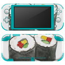 igsticker Nintendo Switch Lite 専用 デザインスキンシール 全面 ニンテンドー スイッチ ライト 専用 ゲーム機 カバー アクセサリー フィルム ステッカー エアフリー 019888 寿司 お寿司 Sushi ご飯(2)