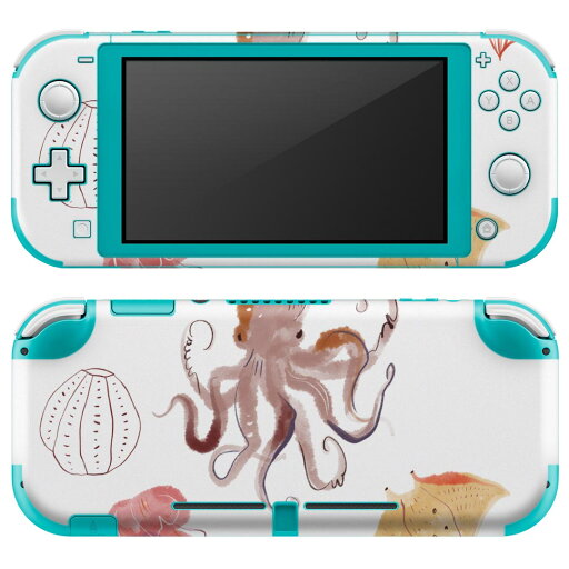 igsticker Nintendo Switch Lite 専用 デザインスキンシール 全面 ニンテンドー スイッチ ライト 専用 ゲーム機 カバー アクセサリー フィルム ステッカー エアフリー 019922 海の生物 海の生物 かわいい igsticker Nintendo Switch Lite 専用 デザインスキンシール 全面 ニンテンドー スイッチ ライト 専用 ゲーム機 カバー アクセサリー フィルム ステッカー エアフリー 019922 海の生物 海の生物 かわいい