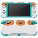 igsticker Nintendo Switch Lite 専用 デザインスキンシール 全面 ニンテンドー スイッチ ライト 専用 ゲーム機 カバー アクセサリー フィルム ステッカー エアフリー 019994 ハロウィン かわいい かぼちゃ ハロウィン