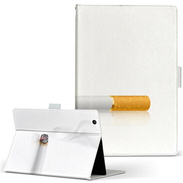 m-Tab MouseComputer マウスコンピューター ラヴパッド mtabice1000wn Lサイズ 手帳型 タブレットケース カバー レザー フリップ ダイアリー 二つ折り 革 ユニーク たばこ 煙 000202