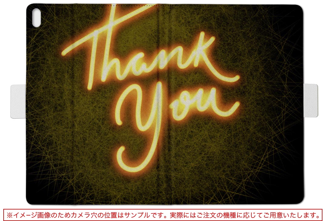 LAVIE Tab T10d 用 タブレット ケース docomo ドコモ Lサイズ 手帳型 タブレットケース カバー レザー フリップ ダイアリー 二つ折り 革 023609 文字　英字　ネオン