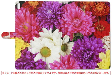 LuvPad AD100 MouseComputer マウスコンピューター ラヴパッド luvpadad100 Lサイズ 手帳型 タブレットケース カバー レザー フリップ ダイアリー 二つ折り 革 フラワー 写真・風景 写真 花 フラワー 005495