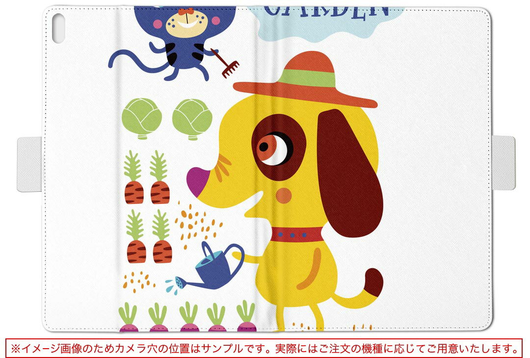 iPad 第6世代 用 タブレット ケース Apple アップル ipad6 Lサイズ 手帳型 タブレットケース カバー レザー フリップ ダイアリー 二つ折り 革 019094 アニマル キッズ