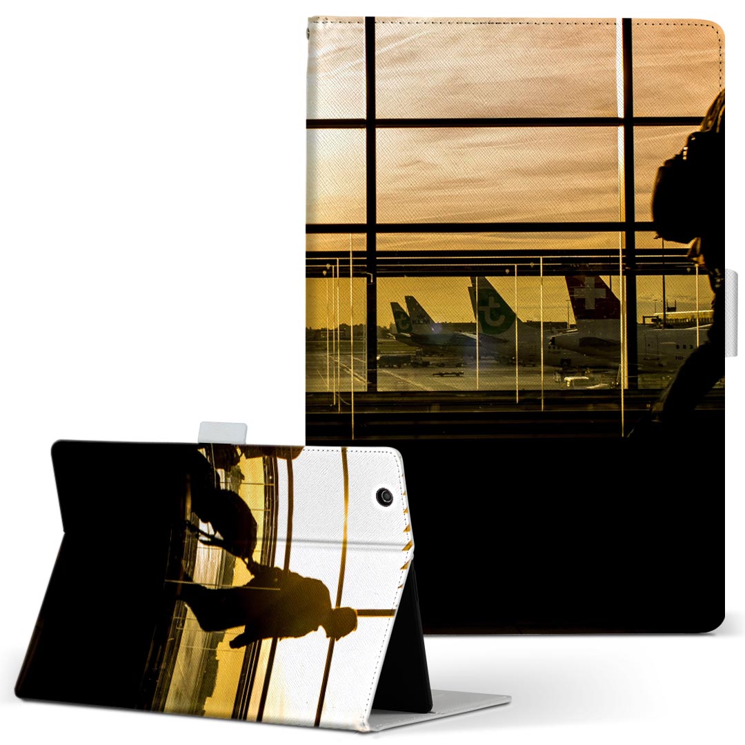 商品特徴・高品質な人工革に継ぎ目のないシームレスな全面デザイン。・業務用の特殊印刷機を使用した高精細プリント。さらにUV加工を施しダメージに強い仕上がり。・動画などの視聴に便利なスタンド機能。・内側に便利なカードスロット＆ロングポケット。・マグネットフリップ機能で開け閉めカンタン。・内側の粘着部に直接端末を貼り付けるだけの簡単装着。繰り返しの付け外しもOK。注意事項商品画像はサンプルイメージですので、お使いのモニターやスマホの液晶によっては多少色味に違いを感じる場合があります。またこちらは白い無地の人工革にデザインをプリントした商品です。商品によっては凹凸や光沢、デコなどの加工があるように見えたり、布地や金属を素材にしたように見える商品もありますが、これらはデザインの図版によるものです。イメージと違った、モニターと色味が異なるなどの理由による交換や返金はご対応できかねます。当店では複数サイズ用意している素材カバーからご注文の機種に一番近いサイズでご用意していますが、お使いのタブレットによっては端末とカバーの間に多少の余白が生じます。ご注文の前に、商品ページに掲載のカバーサイズとお手持ちの端末のサイズを比較・確認してください。こちらはレザーカバー内面の接着部にタブレット端末を直接貼り付けてお使い頂く商品です。レザーカバーのみの販売で、タブレット端末やハードケースは付属しません。ケースを装着したままのスタンド（クレードル）充電やワイヤレス充電（置くだけ充電）は対応していません。商品完成後すぐに発送していますため、印刷・UV加工独特の匂いが残る場合があります。お使い頂くうちに匂いは消えますが、気になる場合は風通しの良い場所に数日置いてください。ご注文後に1点1点制作する受注生産品のため、不良品以外のご返品や交換は固くお断り致します。サイズの選択間違いも保証対象外となりますため、ご注文の際は必ずお使いの端末とご注文のサイズをご確認下さい。発送について迅速な発送のためご入金確認のメールは控えております。発送予定日が分かり次第ご連絡を差し上げますので、こちらを入金確認に替えさせて頂きます。基本的には決済確認後、3〜10営業日前後での発送となります。繁忙期や休業日明けの場合はさらに時間がかかる場合があります。メール便の場合、到着までに2〜4日ほどかかる場合が多く、紛失などの保障もご対応できかねますのでご了承の上お選び下さい。