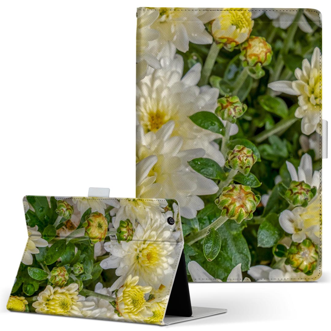 商品特徴・高品質な人工革に継ぎ目のないシームレスな全面デザイン。・業務用の特殊印刷機を使用した高精細プリント。さらにUV加工を施しダメージに強い仕上がり。・動画などの視聴に便利なスタンド機能。・内側に便利なカードスロット＆ロングポケット。・マグネットフリップ機能で開け閉めカンタン。・内側の粘着部に直接端末を貼り付けるだけの簡単装着。繰り返しの付け外しもOK。注意事項商品画像はサンプルイメージですので、お使いのモニターやスマホの液晶によっては多少色味に違いを感じる場合があります。またこちらは白い無地の人工革にデザインをプリントした商品です。商品によっては凹凸や光沢、デコなどの加工があるように見えたり、布地や金属を素材にしたように見える商品もありますが、これらはデザインの図版によるものです。イメージと違った、モニターと色味が異なるなどの理由による交換や返金はご対応できかねます。当店では複数サイズ用意している素材カバーからご注文の機種に一番近いサイズでご用意していますが、お使いのタブレットによっては端末とカバーの間に多少の余白が生じます。ご注文の前に、商品ページに掲載のカバーサイズとお手持ちの端末のサイズを比較・確認してください。こちらはレザーカバー内面の接着部にタブレット端末を直接貼り付けてお使い頂く商品です。レザーカバーのみの販売で、タブレット端末やハードケースは付属しません。ケースを装着したままのスタンド（クレードル）充電やワイヤレス充電（置くだけ充電）は対応していません。商品完成後すぐに発送していますため、印刷・UV加工独特の匂いが残る場合があります。お使い頂くうちに匂いは消えますが、気になる場合は風通しの良い場所に数日置いてください。ご注文後に1点1点制作する受注生産品のため、不良品以外のご返品や交換は固くお断り致します。サイズの選択間違いも保証対象外となりますため、ご注文の際は必ずお使いの端末とご注文のサイズをご確認下さい。発送について迅速な発送のためご入金確認のメールは控えております。発送予定日が分かり次第ご連絡を差し上げますので、こちらを入金確認に替えさせて頂きます。基本的には決済確認後、3〜10営業日前後での発送となります。繁忙期や休業日明けの場合はさらに時間がかかる場合があります。メール便の場合、到着までに2〜4日ほどかかる場合が多く、紛失などの保障もご対応できかねますのでご了承の上お選び下さい。