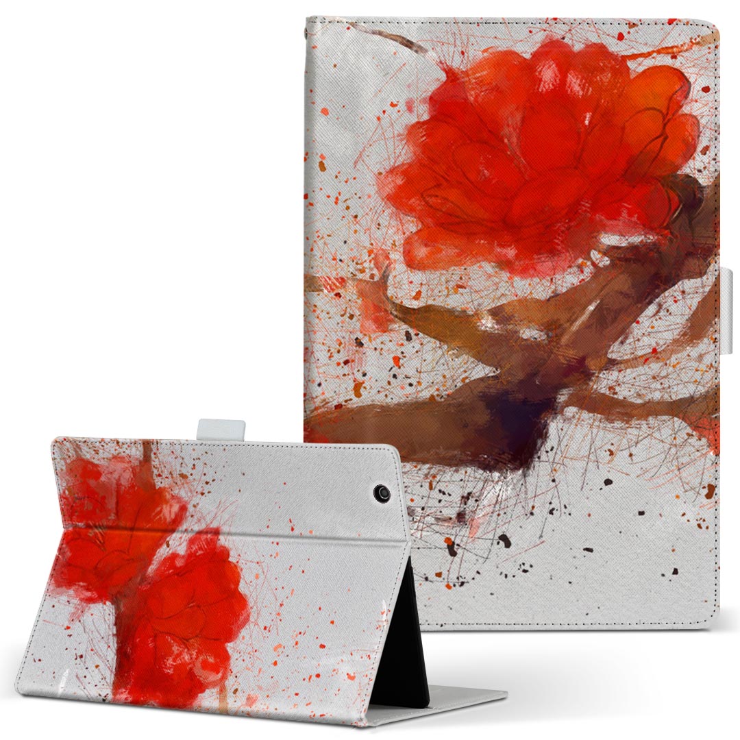 商品特徴・高品質な人工革に継ぎ目のないシームレスな全面デザイン。・業務用の特殊印刷機を使用した高精細プリント。さらにUV加工を施しダメージに強い仕上がり。・動画などの視聴に便利なスタンド機能。・内側に便利なカードスロット＆ロングポケット。・マグネットフリップ機能で開け閉めカンタン。・内側の粘着部に直接端末を貼り付けるだけの簡単装着。繰り返しの付け外しもOK。注意事項商品画像はサンプルイメージですので、お使いのモニターやスマホの液晶によっては多少色味に違いを感じる場合があります。またこちらは白い無地の人工革にデザインをプリントした商品です。商品によっては凹凸や光沢、デコなどの加工があるように見えたり、布地や金属を素材にしたように見える商品もありますが、これらはデザインの図版によるものです。イメージと違った、モニターと色味が異なるなどの理由による交換や返金はご対応できかねます。当店では複数サイズ用意している素材カバーからご注文の機種に一番近いサイズでご用意していますが、お使いのタブレットによっては端末とカバーの間に多少の余白が生じます。ご注文の前に、商品ページに掲載のカバーサイズとお手持ちの端末のサイズを比較・確認してください。こちらはレザーカバー内面の接着部にタブレット端末を直接貼り付けてお使い頂く商品です。レザーカバーのみの販売で、タブレット端末やハードケースは付属しません。ケースを装着したままのスタンド（クレードル）充電やワイヤレス充電（置くだけ充電）は対応していません。商品完成後すぐに発送していますため、印刷・UV加工独特の匂いが残る場合があります。お使い頂くうちに匂いは消えますが、気になる場合は風通しの良い場所に数日置いてください。ご注文後に1点1点制作する受注生産品のため、不良品以外のご返品や交換は固くお断り致します。サイズの選択間違いも保証対象外となりますため、ご注文の際は必ずお使いの端末とご注文のサイズをご確認下さい。発送について迅速な発送のためご入金確認のメールは控えております。発送予定日が分かり次第ご連絡を差し上げますので、こちらを入金確認に替えさせて頂きます。基本的には決済確認後、3?10営業日前後での発送となります。繁忙期や休業日明けの場合はさらに時間がかかる場合があります。メール便の場合、到着までに2?4日ほどかかる場合が多く、紛失などの保障もご対応できかねますのでご了承の上お選び下さい。