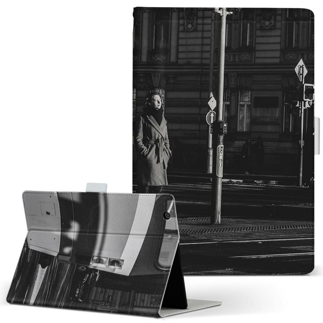 商品特徴・高品質な人工革に継ぎ目のないシームレスな全面デザイン。・業務用の特殊印刷機を使用した高精細プリント。さらにUV加工を施しダメージに強い仕上がり。・動画などの視聴に便利なスタンド機能。・内側に便利なカードスロット＆ロングポケット。・マグネットフリップ機能で開け閉めカンタン。・内側の粘着部に直接端末を貼り付けるだけの簡単装着。繰り返しの付け外しもOK。注意事項商品画像はサンプルイメージですので、お使いのモニターやスマホの液晶によっては多少色味に違いを感じる場合があります。またこちらは白い無地の人工革にデザインをプリントした商品です。商品によっては凹凸や光沢、デコなどの加工があるように見えたり、布地や金属を素材にしたように見える商品もありますが、これらはデザインの図版によるものです。イメージと違った、モニターと色味が異なるなどの理由による交換や返金はご対応できかねます。当店では複数サイズ用意している素材カバーからご注文の機種に一番近いサイズでご用意していますが、お使いのタブレットによっては端末とカバーの間に多少の余白が生じます。ご注文の前に、商品ページに掲載のカバーサイズとお手持ちの端末のサイズを比較・確認してください。こちらはレザーカバー内面の接着部にタブレット端末を直接貼り付けてお使い頂く商品です。レザーカバーのみの販売で、タブレット端末やハードケースは付属しません。ケースを装着したままのスタンド（クレードル）充電やワイヤレス充電（置くだけ充電）は対応していません。商品完成後すぐに発送していますため、印刷・UV加工独特の匂いが残る場合があります。お使い頂くうちに匂いは消えますが、気になる場合は風通しの良い場所に数日置いてください。ご注文後に1点1点制作する受注生産品のため、不良品以外のご返品や交換は固くお断り致します。サイズの選択間違いも保証対象外となりますため、ご注文の際は必ずお使いの端末とご注文のサイズをご確認下さい。発送について迅速な発送のためご入金確認のメールは控えております。発送予定日が分かり次第ご連絡を差し上げますので、こちらを入金確認に替えさせて頂きます。基本的には決済確認後、3〜10営業日前後での発送となります。繁忙期や休業日明けの場合はさらに時間がかかる場合があります。メール便の場合、到着までに2〜4日ほどかかる場合が多く、紛失などの保障もご対応できかねますのでご了承の上お選び下さい。