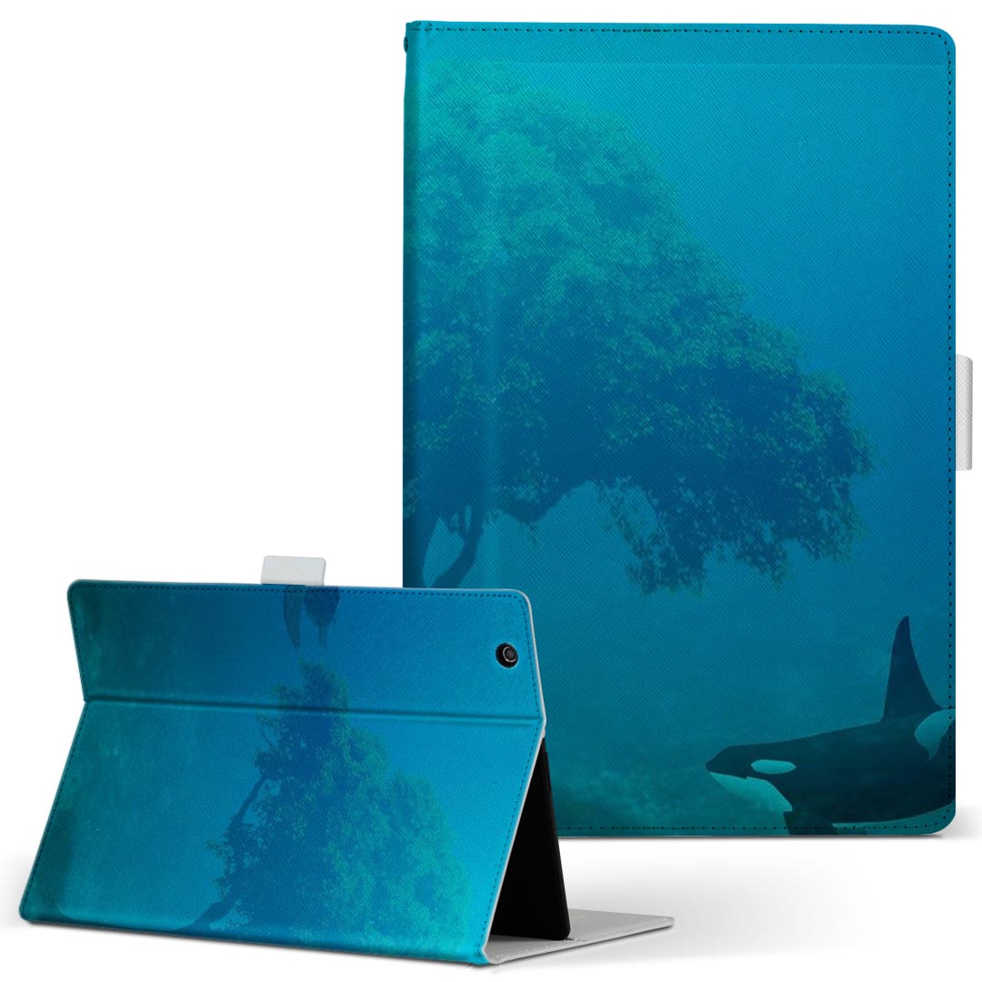 商品特徴・高品質な人工革に継ぎ目のないシームレスな全面デザイン。・業務用の特殊印刷機を使用した高精細プリント。さらにUV加工を施しダメージに強い仕上がり。・動画などの視聴に便利なスタンド機能。・内側に便利なカードスロット＆ロングポケット。・...