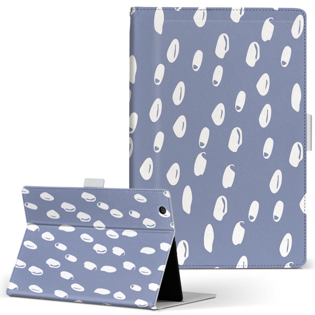 商品特徴・高品質な人工革に継ぎ目のないシームレスな全面デザイン。・業務用の特殊印刷機を使用した高精細プリント。さらにUV加工を施しダメージに強い仕上がり。・動画などの視聴に便利なスタンド機能。・内側に便利なカードスロット＆ロングポケット。・...