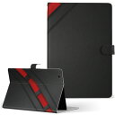 X1 7.0 Huawei ファーウェイ MediaPad メディアパッド x170 Sサイズ 手帳型 タブレットケース カバー レザー フリップ ダイアリー 二つ折り 革 008515 黒 ブラック 赤 レッド 模様