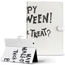 Xperia Tablet SO-05G 用 ケース SONY XperiaTablet エクスペリアタブレット so05g Lサイズ 手帳型 タブレットケース カバー レザー フリップ ダイアリー 二つ折り 革 017452 文字 英字 ホラー(2)