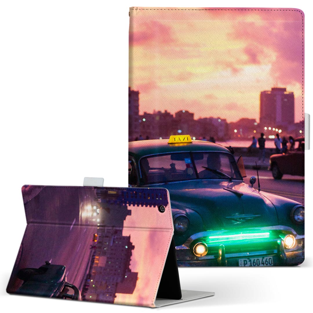 商品特徴・高品質な人工革に継ぎ目のないシームレスな全面デザイン。・業務用の特殊印刷機を使用した高精細プリント。さらにUV加工を施しダメージに強い仕上がり。・動画などの視聴に便利なスタンド機能。・内側に便利なカードスロット＆ロングポケット。・...