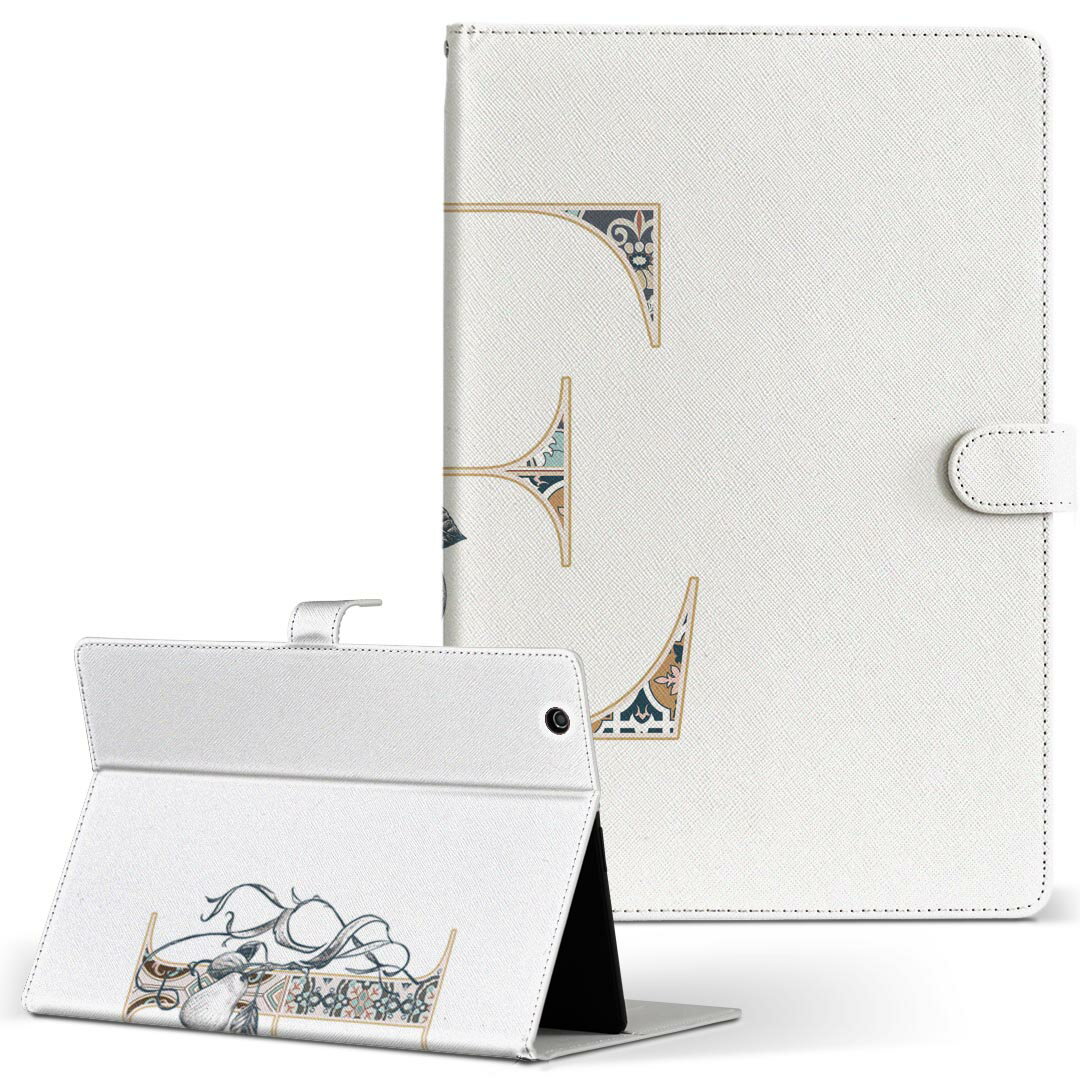 T2 7.0 SIM Huawei 用 タブレット ケース MediaPad T2 7.0 メディアパッド Pro Sサイズ 手帳型 タブレットケース カバー レザー フリップ ダイアリー 二つ折り 革 019149 文字 e アルファベット