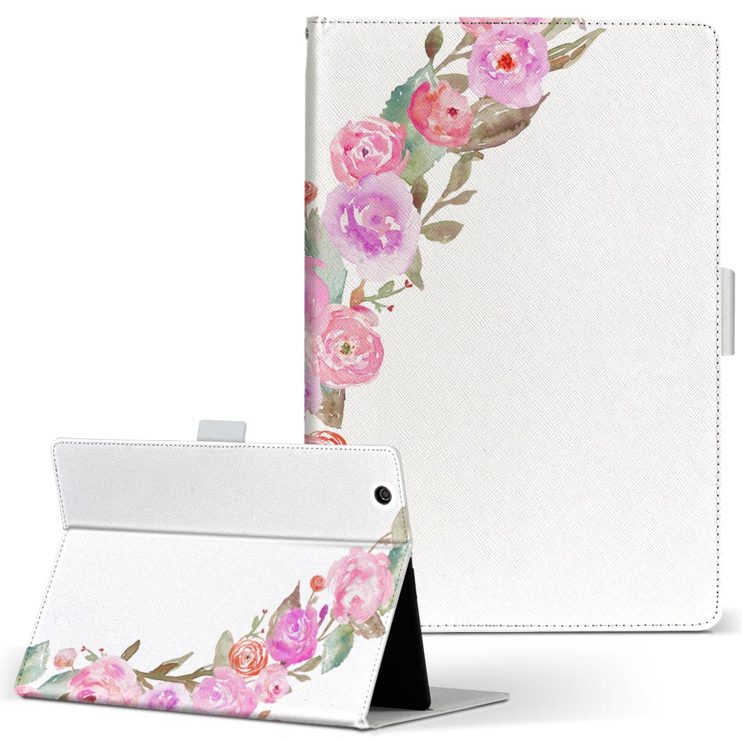 商品特徴・高品質な人工革に継ぎ目のないシームレスな全面デザイン。・業務用の特殊印刷機を使用した高精細プリント。さらにUV加工を施しダメージに強い仕上がり。・動画などの視聴に便利なスタンド機能。・内側に便利なカードスロット＆ロングポケット。・マグネットフリップ機能で開け閉めカンタン。・内側の粘着部に直接端末を貼り付けるだけの簡単装着。繰り返しの付け外しもOK。注意事項商品画像はサンプルイメージですので、お使いのモニターやスマホの液晶によっては多少色味に違いを感じる場合があります。またこちらは白い無地の人工革にデザインをプリントした商品です。商品によっては凹凸や光沢、デコなどの加工があるように見えたり、布地や金属を素材にしたように見える商品もありますが、これらはデザインの図版によるものです。イメージと違った、モニターと色味が異なるなどの理由による交換や返金はご対応できかねます。当店では複数サイズ用意している素材カバーからご注文の機種に一番近いサイズでご用意していますが、お使いのタブレットによっては端末とカバーの間に多少の余白が生じます。ご注文の前に、商品ページに掲載のカバーサイズとお手持ちの端末のサイズを比較・確認してください。こちらはレザーカバー内面の接着部にタブレット端末を直接貼り付けてお使い頂く商品です。レザーカバーのみの販売で、タブレット端末やハードケースは付属しません。ケースを装着したままのスタンド（クレードル）充電やワイヤレス充電（置くだけ充電）は対応していません。商品完成後すぐに発送していますため、印刷・UV加工独特の匂いが残る場合があります。お使い頂くうちに匂いは消えますが、気になる場合は風通しの良い場所に数日置いてください。ご注文後に1点1点制作する受注生産品のため、不良品以外のご返品や交換は固くお断り致します。サイズの選択間違いも保証対象外となりますため、ご注文の際は必ずお使いの端末とご注文のサイズをご確認下さい。発送について迅速な発送のためご入金確認のメールは控えております。発送予定日が分かり次第ご連絡を差し上げますので、こちらを入金確認に替えさせて頂きます。基本的には決済確認後、3〜10営業日前後での発送となります。繁忙期や休業日明けの場合はさらに時間がかかる場合があります。メール便の場合、到着までに2〜4日ほどかかる場合が多く、紛失などの保障もご対応できかねますのでご了承の上お選び下さい。