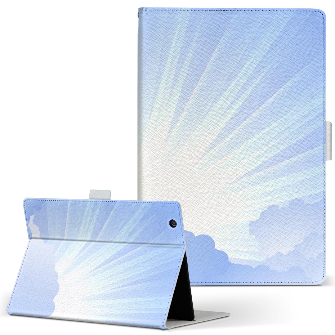 Xperia Tablet 用 タブレット ケース エクスペリアタブレット sot31 SONY ソニー Lサイズ 手帳型 タブレットケース カバー レザー フリ..