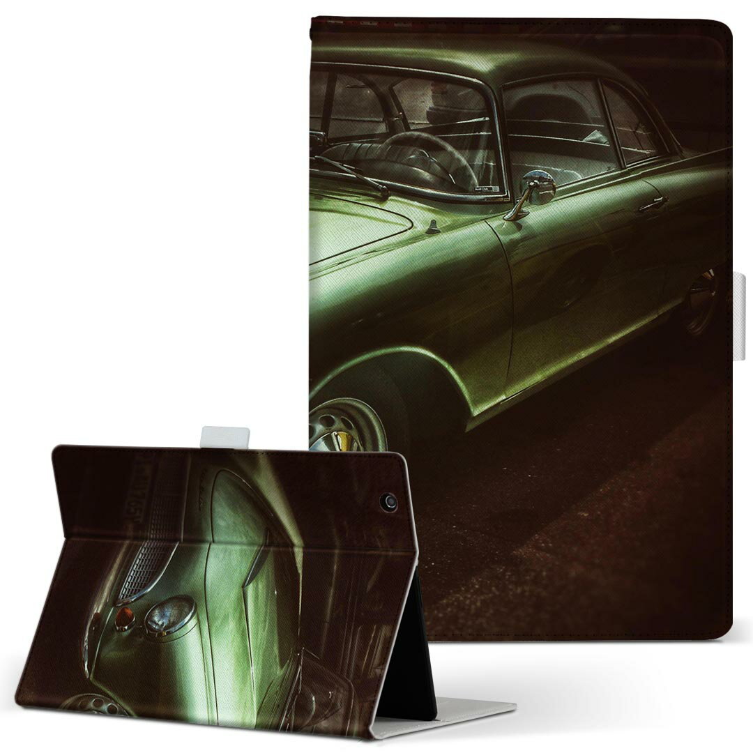 商品特徴・高品質な人工革に継ぎ目のないシームレスな全面デザイン。・業務用の特殊印刷機を使用した高精細プリント。さらにUV加工を施しダメージに強い仕上がり。・動画などの視聴に便利なスタンド機能。・内側に便利なカードスロット＆ロングポケット。・マグネットフリップ機能で開け閉めカンタン。・内側の粘着部に直接端末を貼り付けるだけの簡単装着。繰り返しの付け外しもOK。注意事項商品画像はサンプルイメージですので、お使いのモニターやスマホの液晶によっては多少色味に違いを感じる場合があります。またこちらは白い無地の人工革にデザインをプリントした商品です。商品によっては凹凸や光沢、デコなどの加工があるように見えたり、布地や金属を素材にしたように見える商品もありますが、これらはデザインの図版によるものです。イメージと違った、モニターと色味が異なるなどの理由による交換や返金はご対応できかねます。当店では複数サイズ用意している素材カバーからご注文の機種に一番近いサイズでご用意していますが、お使いのタブレットによっては端末とカバーの間に多少の余白が生じます。ご注文の前に、商品ページに掲載のカバーサイズとお手持ちの端末のサイズを比較・確認してください。こちらはレザーカバー内面の接着部にタブレット端末を直接貼り付けてお使い頂く商品です。レザーカバーのみの販売で、タブレット端末やハードケースは付属しません。ケースを装着したままのスタンド（クレードル）充電やワイヤレス充電（置くだけ充電）は対応していません。商品完成後すぐに発送していますため、印刷・UV加工独特の匂いが残る場合があります。お使い頂くうちに匂いは消えますが、気になる場合は風通しの良い場所に数日置いてください。ご注文後に1点1点制作する受注生産品のため、不良品以外のご返品や交換は固くお断り致します。サイズの選択間違いも保証対象外となりますため、ご注文の際は必ずお使いの端末とご注文のサイズをご確認下さい。発送について迅速な発送のためご入金確認のメールは控えております。発送予定日が分かり次第ご連絡を差し上げますので、こちらを入金確認に替えさせて頂きます。基本的には決済確認後、3〜10営業日前後での発送となります。繁忙期や休業日明けの場合はさらに時間がかかる場合があります。メール便の場合、到着までに2〜4日ほどかかる場合が多く、紛失などの保障もご対応できかねますのでご了承の上お選び下さい。