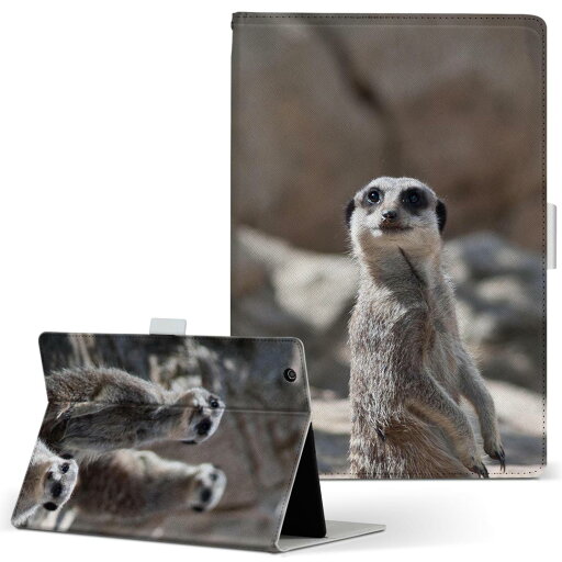 dtab Compact d-02H 用 タブレット ケース Huawei ファーウェイ ディータブコンパクト d02h Mサイズ 手帳型 タブレットケース カバー レザー フリップ ダイアリー 二つ折り 革 023560 ミーアキャット 動物 写真 dtab Compact d-02H 用 タブレット ケース Huawei ファーウェイ ディータブコンパクト d02h Mサイズ 手帳型 タブレットケース カバー レザー フリップ ダイアリー 二つ折り 革 023560 ミーアキャット 動物 写真