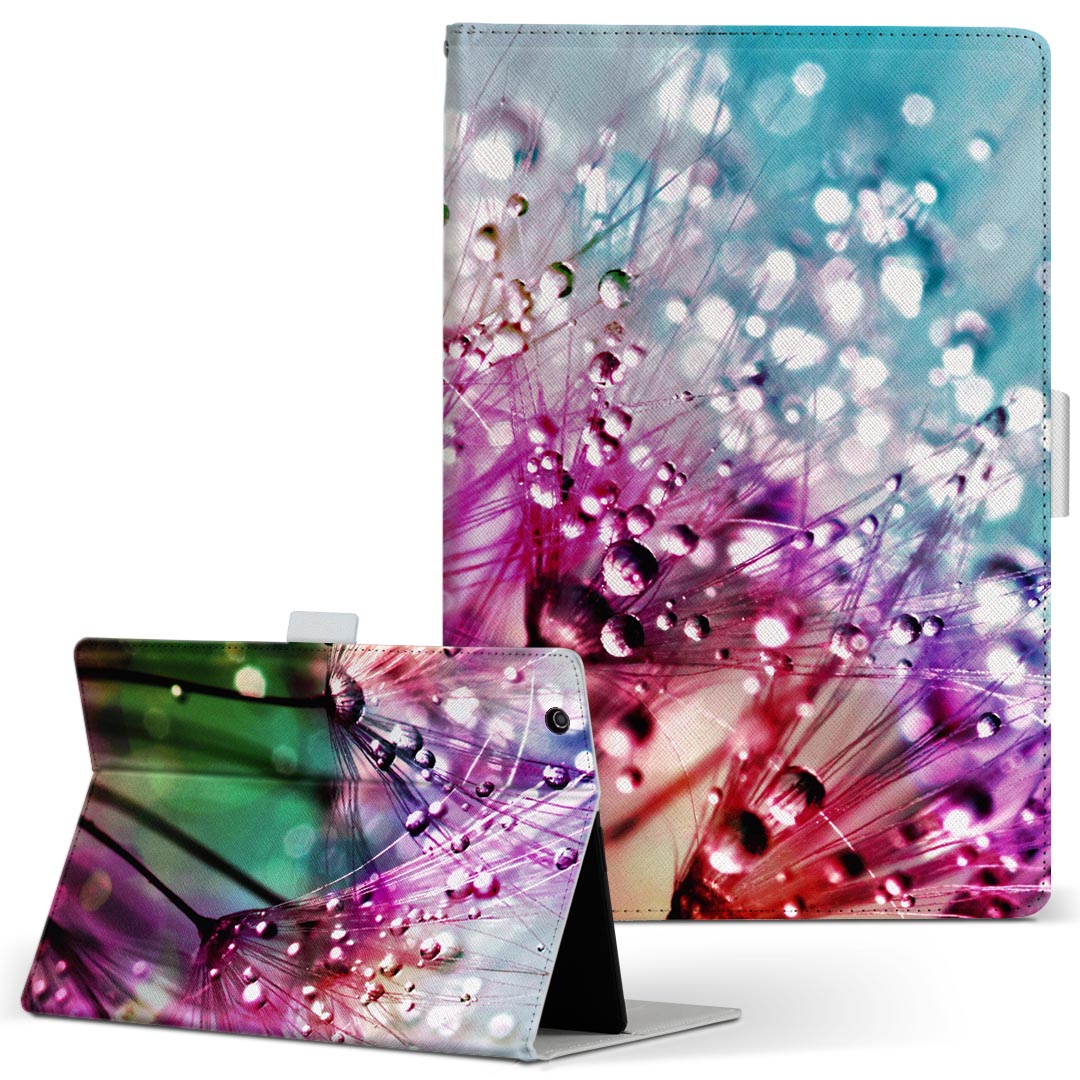 商品特徴・高品質な人工革に継ぎ目のないシームレスな全面デザイン。・業務用の特殊印刷機を使用した高精細プリント。さらにUV加工を施しダメージに強い仕上がり。・動画などの視聴に便利なスタンド機能。・内側に便利なカードスロット＆ロングポケット。・マグネットフリップ機能で開け閉めカンタン。・内側の粘着部に直接端末を貼り付けるだけの簡単装着。繰り返しの付け外しもOK。注意事項商品画像はサンプルイメージですので、お使いのモニターやスマホの液晶によっては多少色味に違いを感じる場合があります。またこちらは白い無地の人工革にデザインをプリントした商品です。商品によっては凹凸や光沢、デコなどの加工があるように見えたり、布地や金属を素材にしたように見える商品もありますが、これらはデザインの図版によるものです。イメージと違った、モニターと色味が異なるなどの理由による交換や返金はご対応できかねます。当店では複数サイズ用意している素材カバーからご注文の機種に一番近いサイズでご用意していますが、お使いのタブレットによっては端末とカバーの間に多少の余白が生じます。ご注文の前に、商品ページに掲載のカバーサイズとお手持ちの端末のサイズを比較・確認してください。こちらはレザーカバー内面の接着部にタブレット端末を直接貼り付けてお使い頂く商品です。レザーカバーのみの販売で、タブレット端末やハードケースは付属しません。ケースを装着したままのスタンド（クレードル）充電やワイヤレス充電（置くだけ充電）は対応していません。商品完成後すぐに発送していますため、印刷・UV加工独特の匂いが残る場合があります。お使い頂くうちに匂いは消えますが、気になる場合は風通しの良い場所に数日置いてください。ご注文後に1点1点制作する受注生産品のため、不良品以外のご返品や交換は固くお断り致します。サイズの選択間違いも保証対象外となりますため、ご注文の際は必ずお使いの端末とご注文のサイズをご確認下さい。発送について迅速な発送のためご入金確認のメールは控えております。発送予定日が分かり次第ご連絡を差し上げますので、こちらを入金確認に替えさせて頂きます。基本的には決済確認後、3〜10営業日前後での発送となります。繁忙期や休業日明けの場合はさらに時間がかかる場合があります。メール便の場合、到着までに2〜4日ほどかかる場合が多く、紛失などの保障もご対応できかねますのでご了承の上お選び下さい。