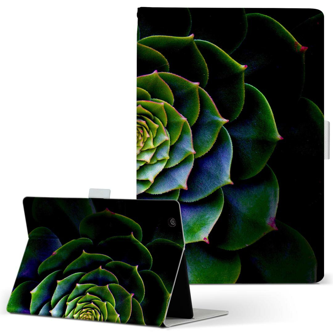 商品特徴・高品質な人工革に継ぎ目のないシームレスな全面デザイン。・業務用の特殊印刷機を使用した高精細プリント。さらにUV加工を施しダメージに強い仕上がり。・動画などの視聴に便利なスタンド機能。・内側に便利なカードスロット＆ロングポケット。・マグネットフリップ機能で開け閉めカンタン。・内側の粘着部に直接端末を貼り付けるだけの簡単装着。繰り返しの付け外しもOK。注意事項商品画像はサンプルイメージですので、お使いのモニターやスマホの液晶によっては多少色味に違いを感じる場合があります。またこちらは白い無地の人工革にデザインをプリントした商品です。商品によっては凹凸や光沢、デコなどの加工があるように見えたり、布地や金属を素材にしたように見える商品もありますが、これらはデザインの図版によるものです。イメージと違った、モニターと色味が異なるなどの理由による交換や返金はご対応できかねます。当店では複数サイズ用意している素材カバーからご注文の機種に一番近いサイズでご用意していますが、お使いのタブレットによっては端末とカバーの間に多少の余白が生じます。ご注文の前に、商品ページに掲載のカバーサイズとお手持ちの端末のサイズを比較・確認してください。こちらはレザーカバー内面の接着部にタブレット端末を直接貼り付けてお使い頂く商品です。レザーカバーのみの販売で、タブレット端末やハードケースは付属しません。ケースを装着したままのスタンド（クレードル）充電やワイヤレス充電（置くだけ充電）は対応していません。商品完成後すぐに発送していますため、印刷・UV加工独特の匂いが残る場合があります。お使い頂くうちに匂いは消えますが、気になる場合は風通しの良い場所に数日置いてください。ご注文後に1点1点制作する受注生産品のため、不良品以外のご返品や交換は固くお断り致します。サイズの選択間違いも保証対象外となりますため、ご注文の際は必ずお使いの端末とご注文のサイズをご確認下さい。発送について迅速な発送のためご入金確認のメールは控えております。発送予定日が分かり次第ご連絡を差し上げますので、こちらを入金確認に替えさせて頂きます。基本的には決済確認後、3〜10営業日前後での発送となります。繁忙期や休業日明けの場合はさらに時間がかかる場合があります。メール便の場合、到着までに2〜4日ほどかかる場合が多く、紛失などの保障もご対応できかねますのでご了承の上お選び下さい。